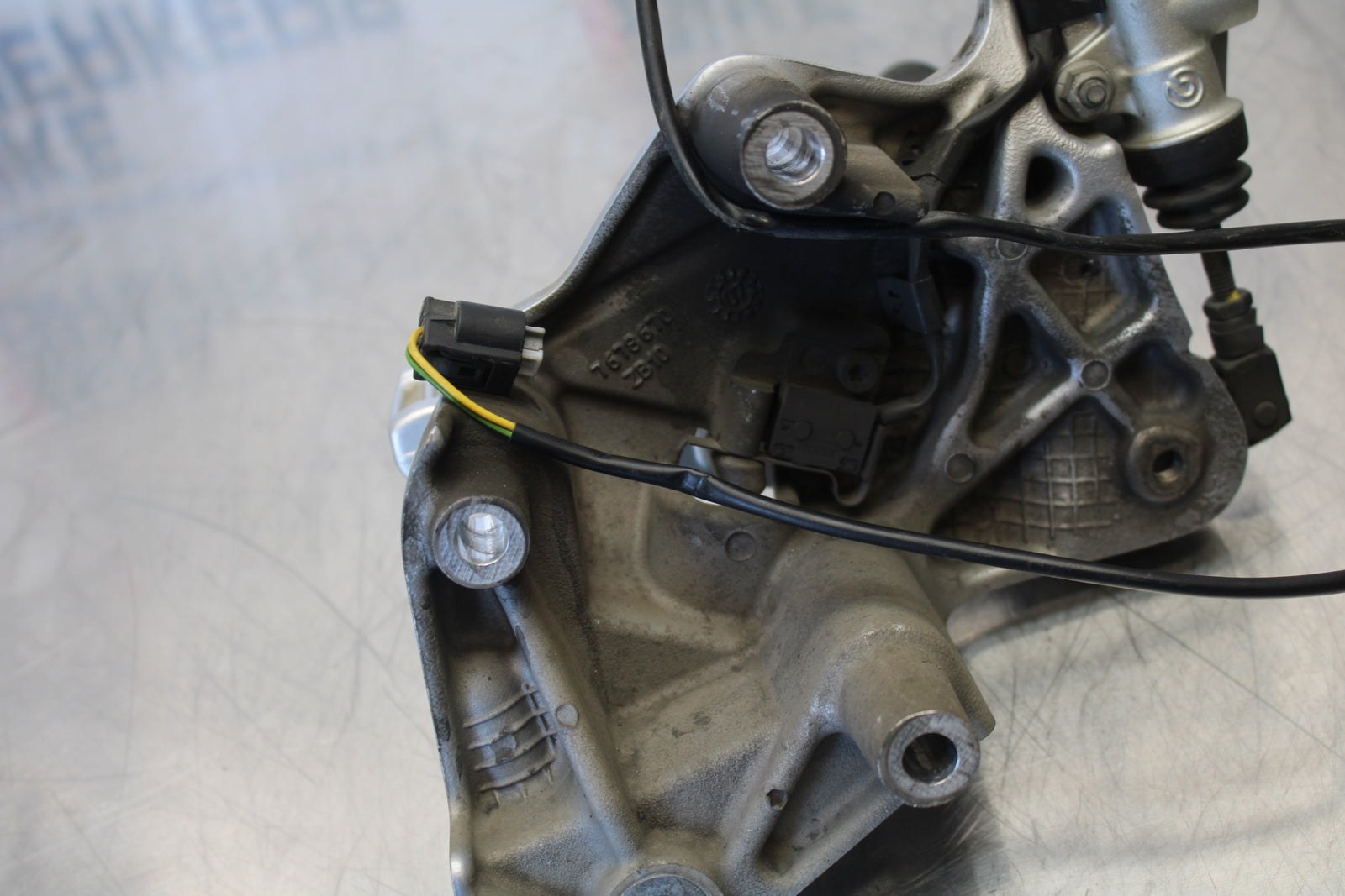 06-12 BMW F800ST RIGHT REARSET REAR SET DRIVER FOOT PEG REST STOP BB144