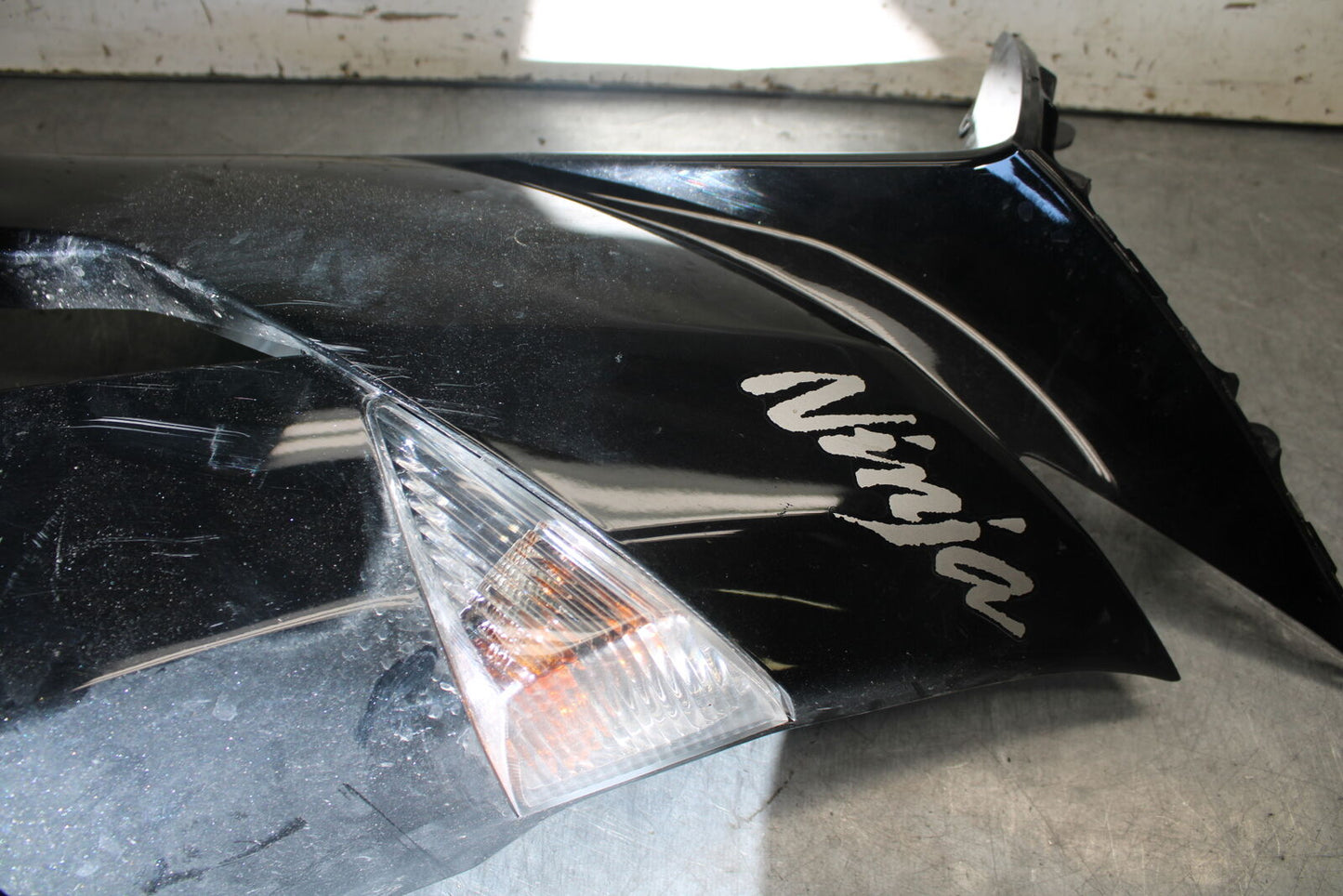 09-12 KAWASAKI NINJA ZX6R RIGHT LOWER MID UPPER SIDE FAIRING COWL  BB698