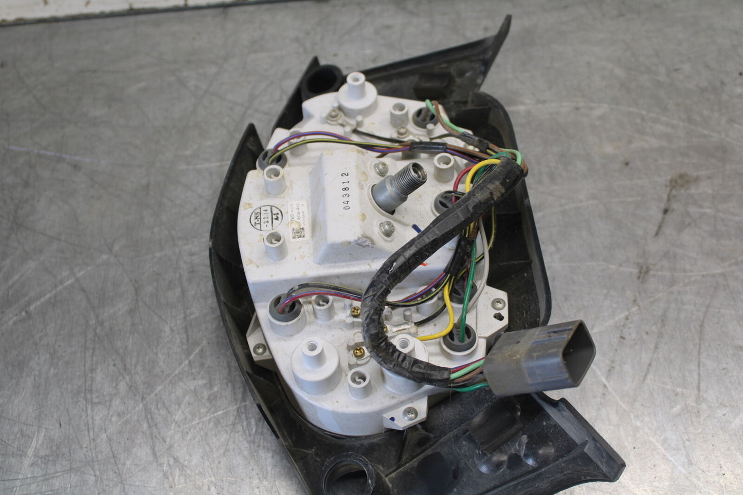 08-18 KAWASAKI KLR650 SPEEDO TACH GAUGE CLUSTER SPEEDOMETER TACHOMETER  BB707