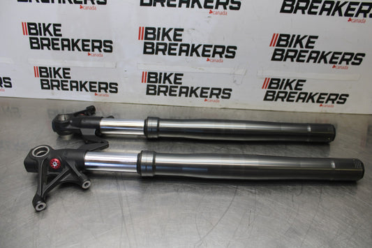 16 DUCATI 959 PANIGALE FRONT FORKS SHOCK SUSPENSION SET PAIR BB912