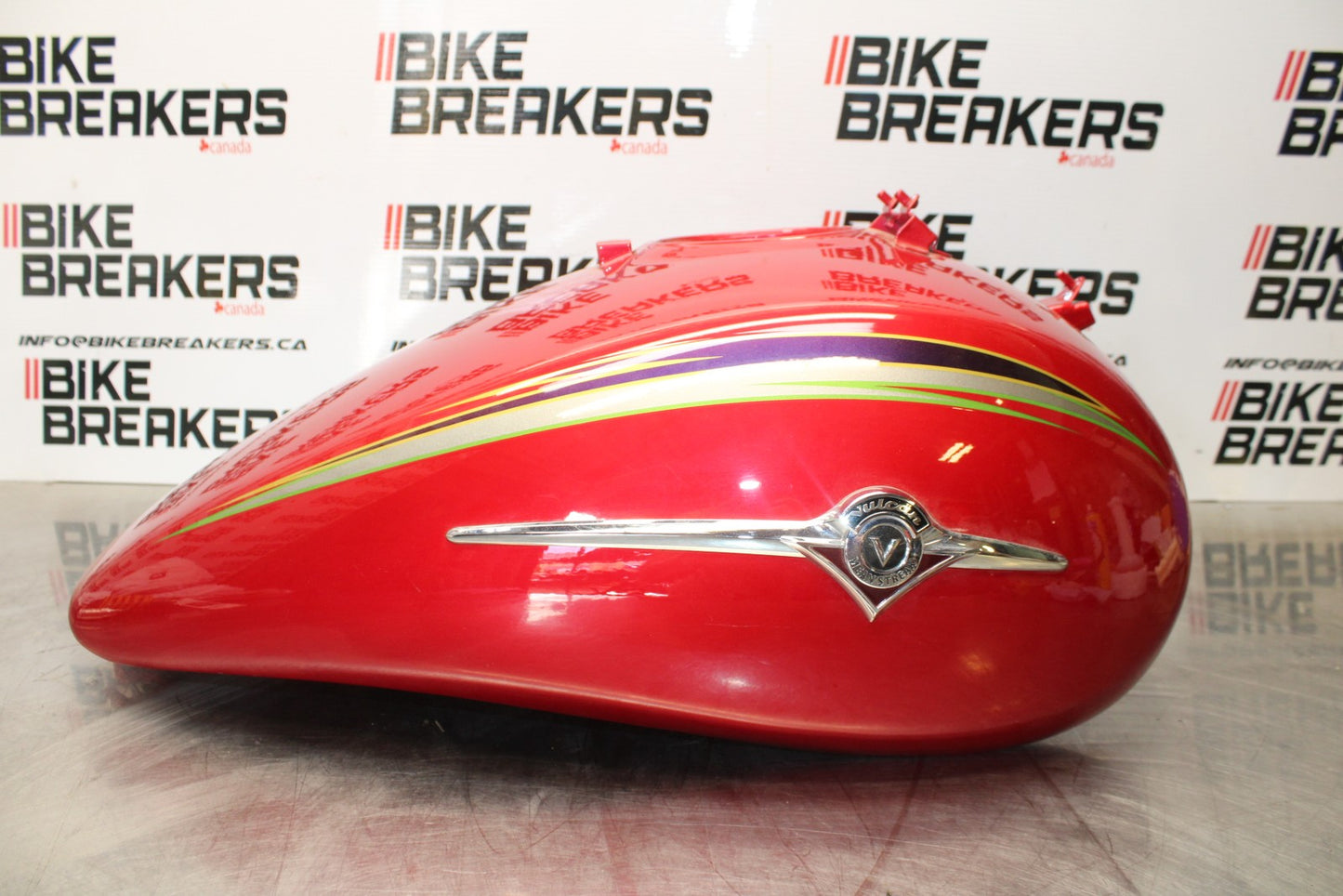 03 KAWASAKI VULCAN 1500 VN1500P MEAN STREAK GAS TANK FUEL PETROL RESERVOIR BB00