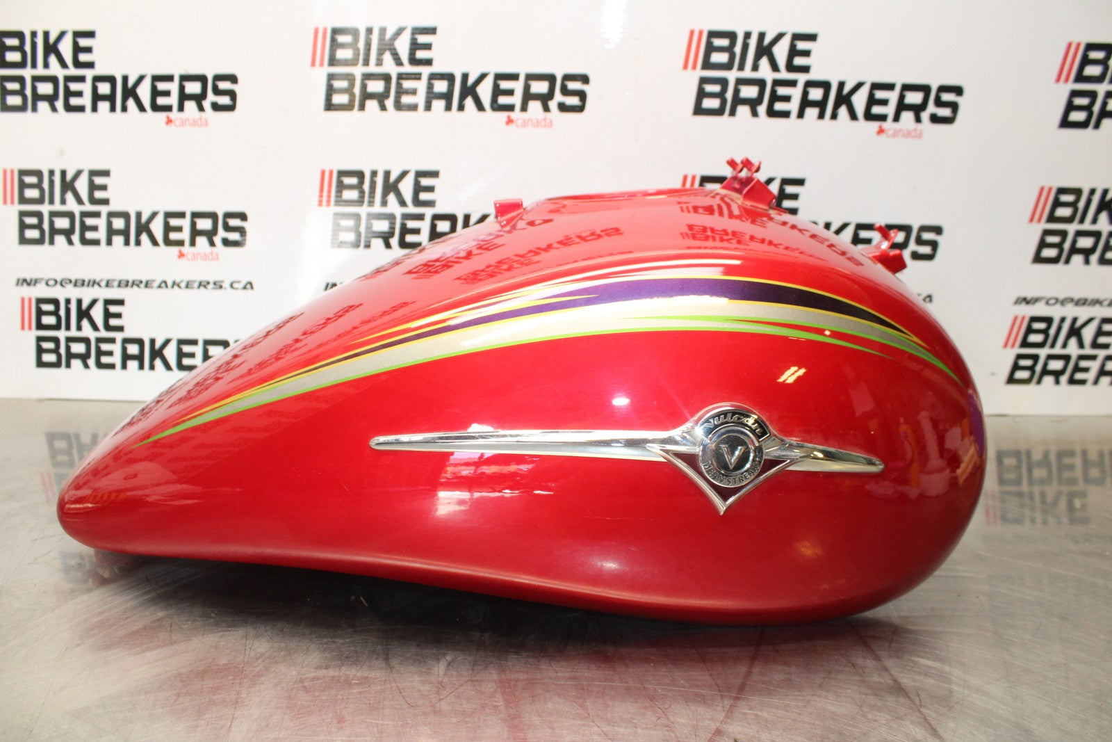 03 KAWASAKI VULCAN 1500 VN1500P MEAN STREAK GAS TANK FUEL PETROL RESERVOIR BB00