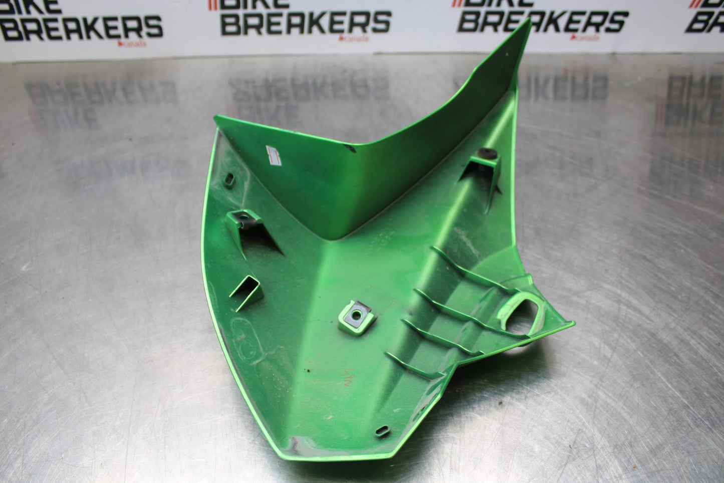 08-18 KAWASAKI KLR650 RIGHT FRONT UPPER NOSE FAIRING COWL SHROUD BB183