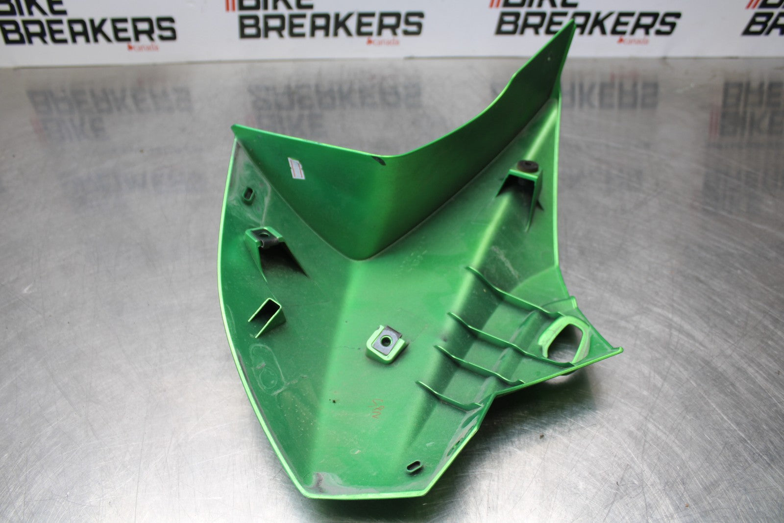 08-18 KAWASAKI KLR650 RIGHT FRONT UPPER NOSE FAIRING COWL SHROUD BB183