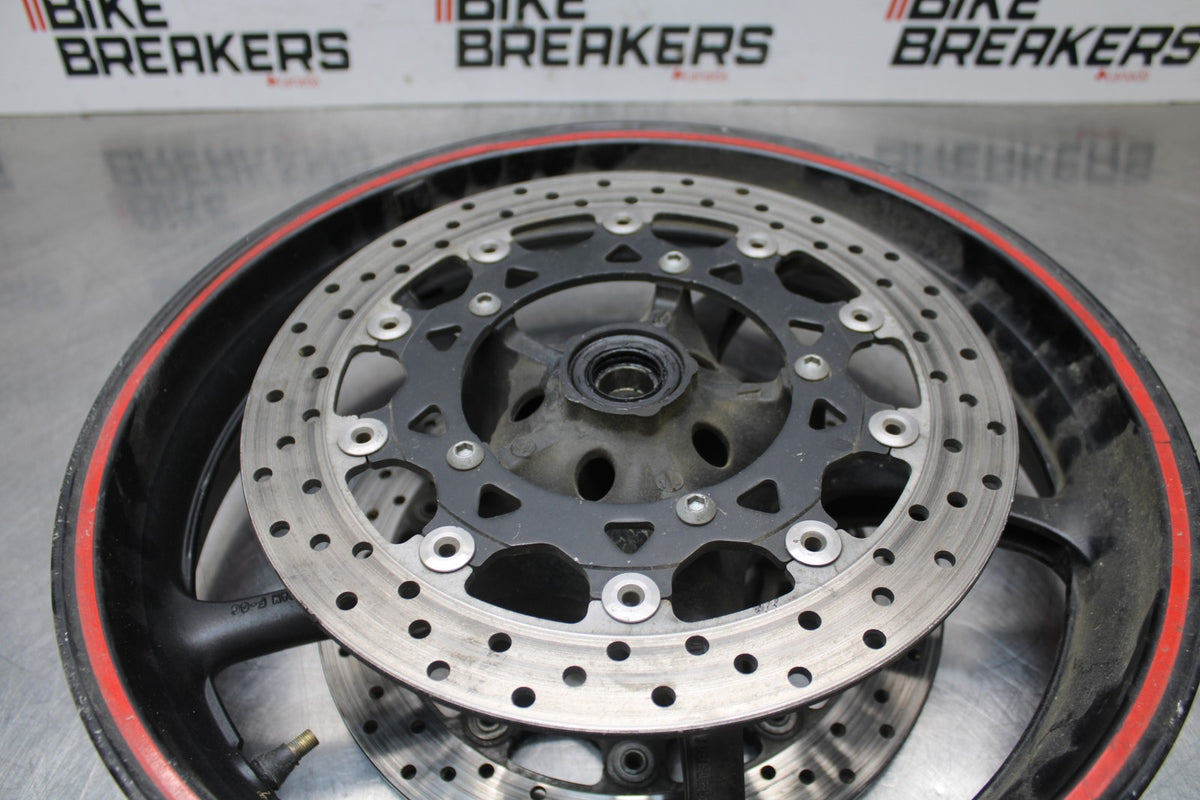 05 YAMAHA YZF R6 FRONT WHEEL FRONT RIM & ROTORS BB814