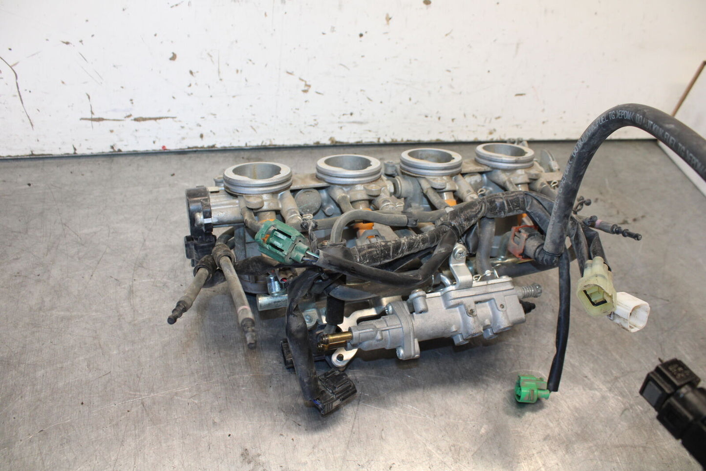07-09 YAMAHA FZ6 MAIN FUEL INJECTORS / THROTTLE BODIES BB713