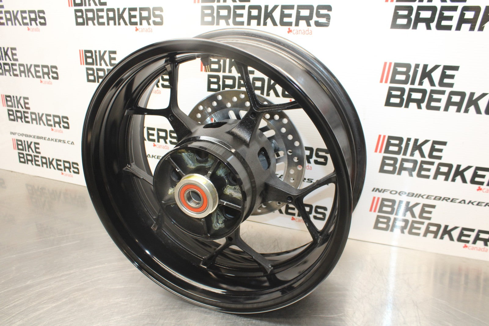 23-24 KAWASAKI NINJA ZX14R NEW!! REAR WHEEL BACK RIM & ROTOR BB169