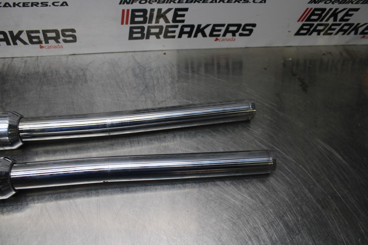 08 HARLEY-DAVIDSON SPORTSTER 1200 FRONT FORKS SHOCK SUSPENSION SET PAIR BB794