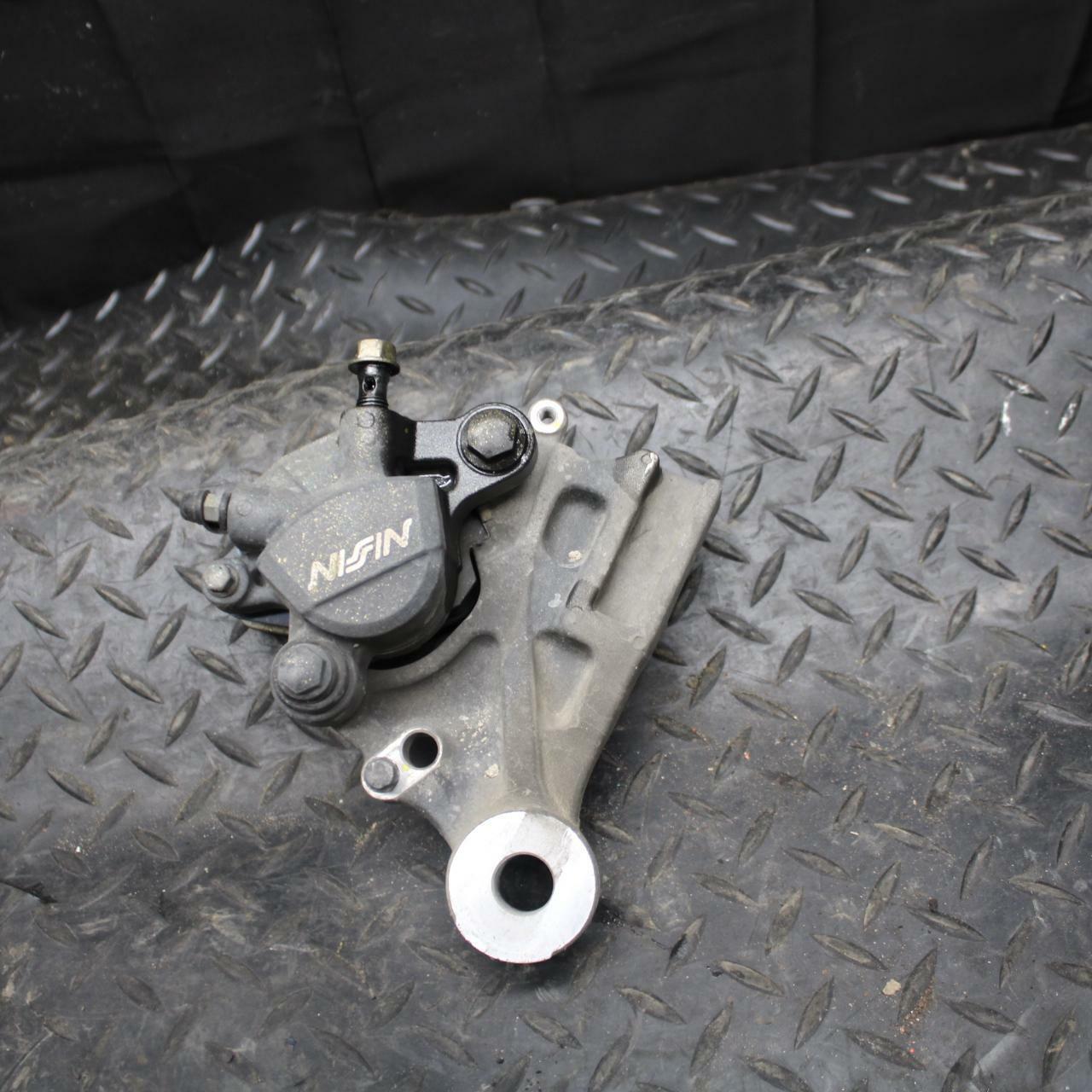 16-18 HONDA CBR500R REAR BACK BRAKE CALIPER W MOUNT BRACKET BB231