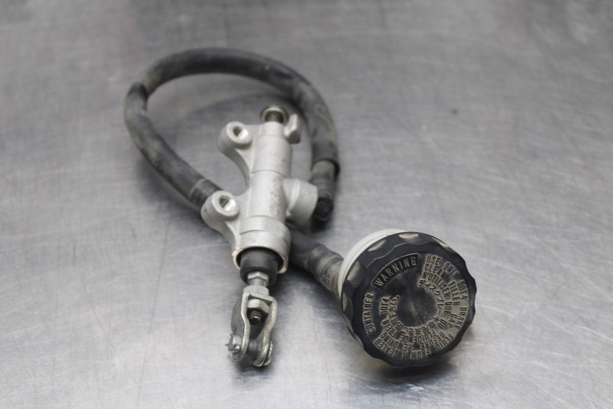 07 KAWASAKI NINJA 650 EX650 REAR BACK BRAKE MASTER CYLINDER W RESERVOIR BB844