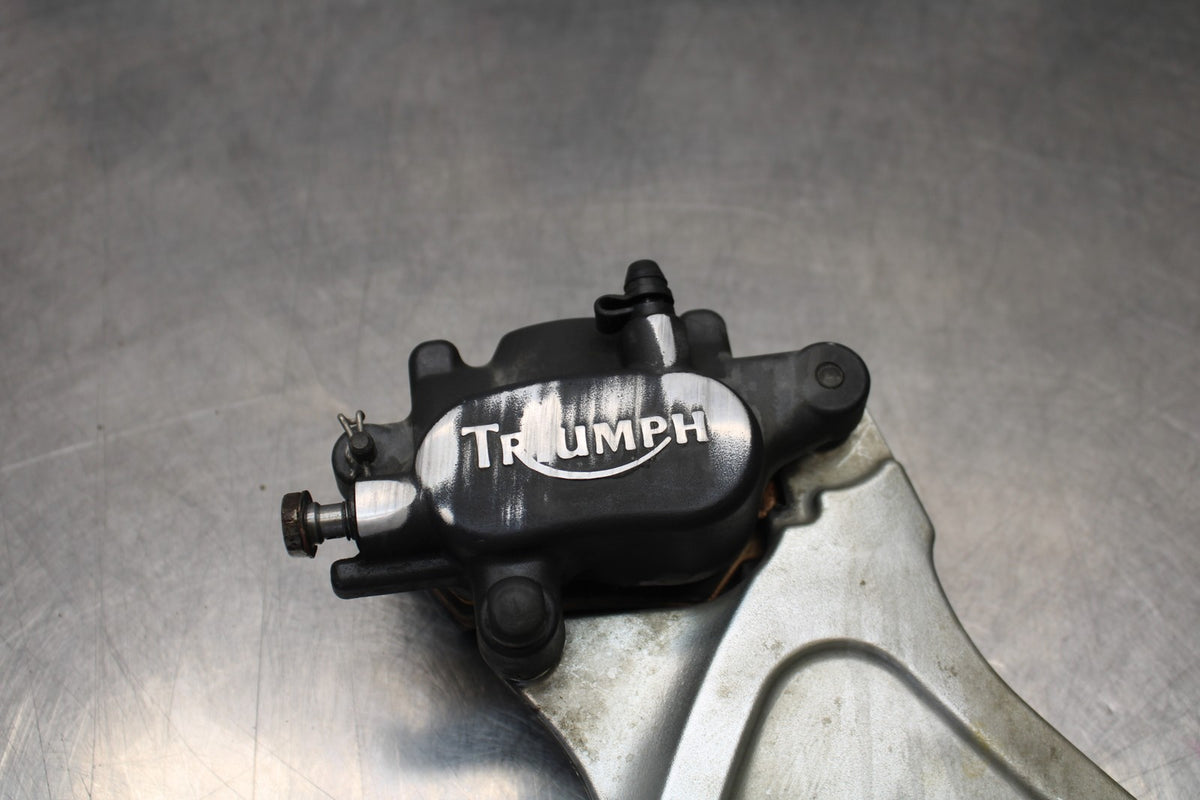 05 TRIUMPH ROCKET III REAR BACK BRAKE CALIPER W MOUNT BRACKET BB186