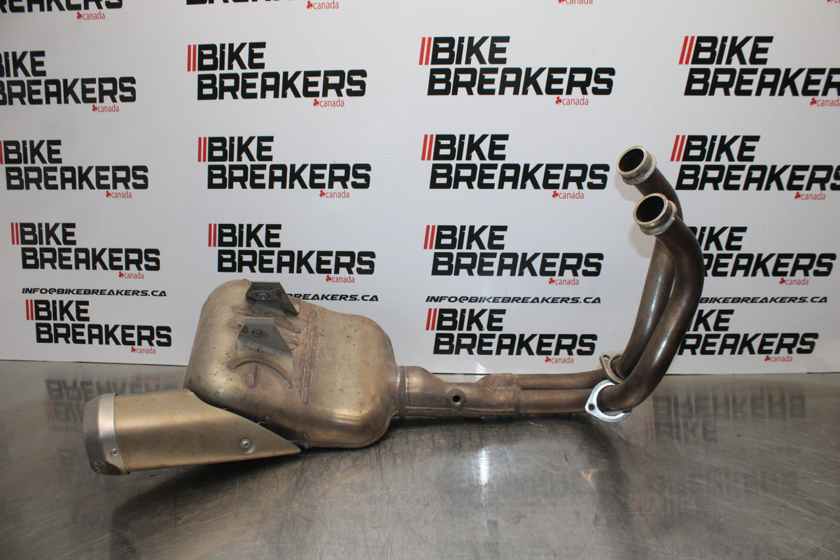14-17 YAMAHA FZ07 FULL EXHAUST SYSTEM HEADERS PIPE MUFFLER BB162