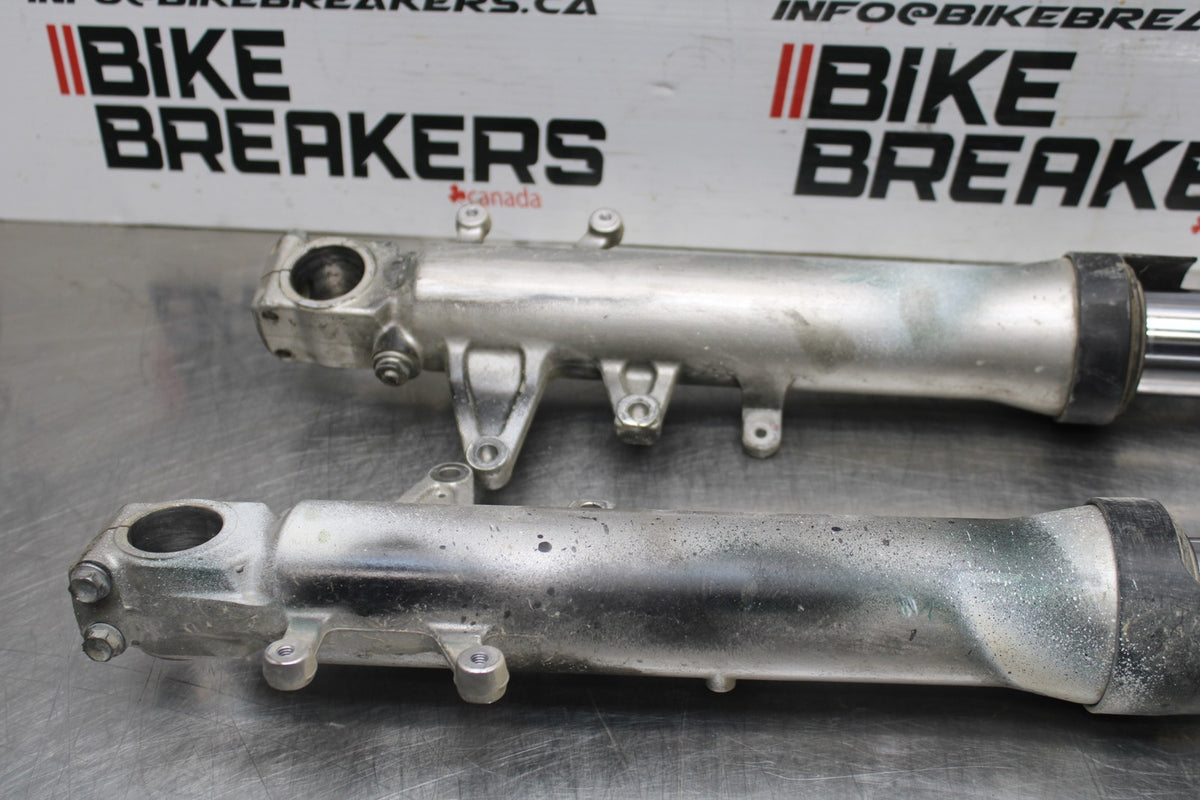 01-03 SUZUKI GSXR600 FRONT FORKS SHOCK SUSPENSION SET PAIR BB841