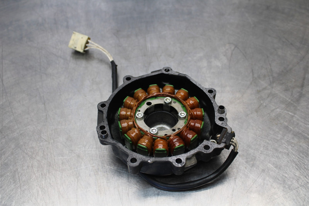 2007 Kawasaki Ninja ZX6R ZX600P STATOR GENERATOR ALTERNATOR & COVER BB175