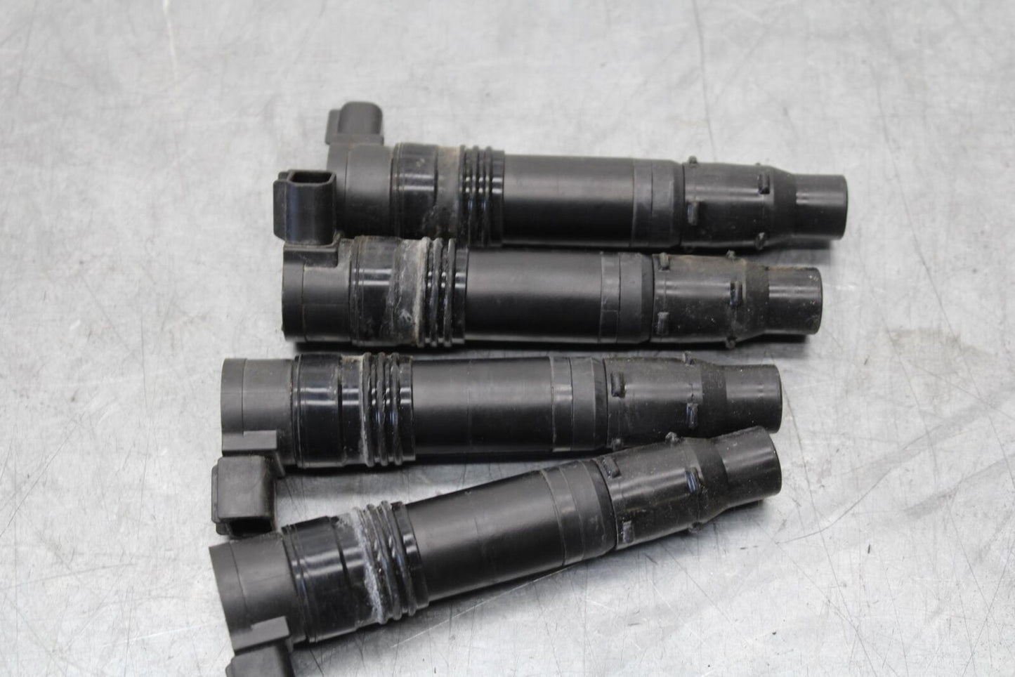 2011 Kawasaki Ninja ZX10R ZX1000K ABS IGNITION COILS COIL SPARK PLUG CAPS BB555