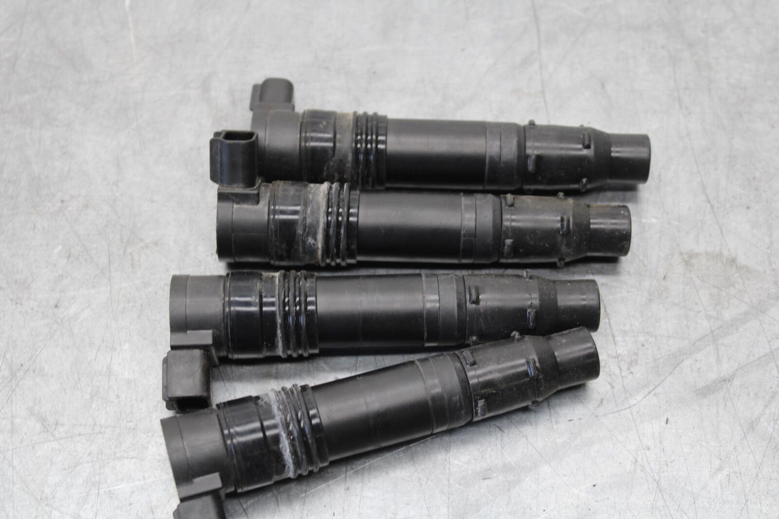 2011 Kawasaki Ninja ZX10R ZX1000K ABS IGNITION COILS COIL SPARK PLUG CAPS BB555