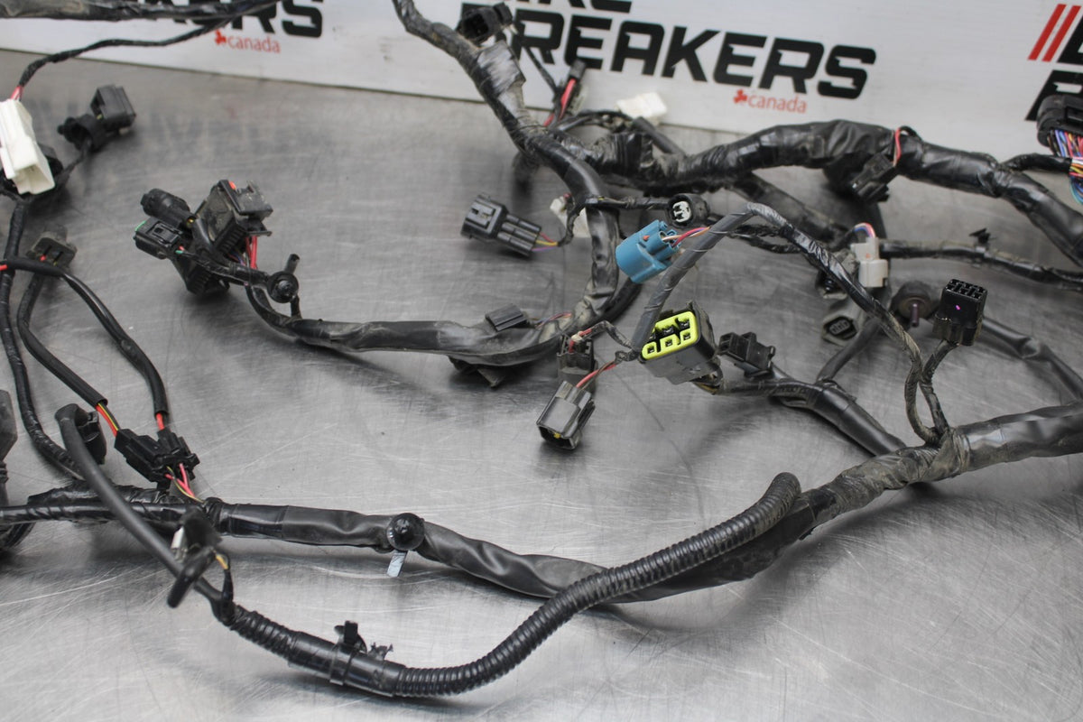 12-16 KAWASAKI NINJA 650 EX650F ABS MAIN ENGINE WIRING HARNESS WIRE LOOM  BB860