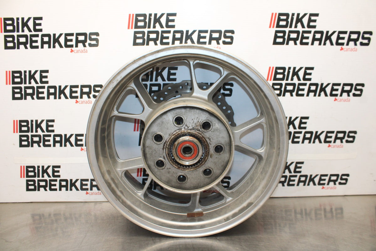 09 KAWASAKI CONCOURS 14 ZG1400B REAR WHEEL BACK RIM & ROTOR BB875