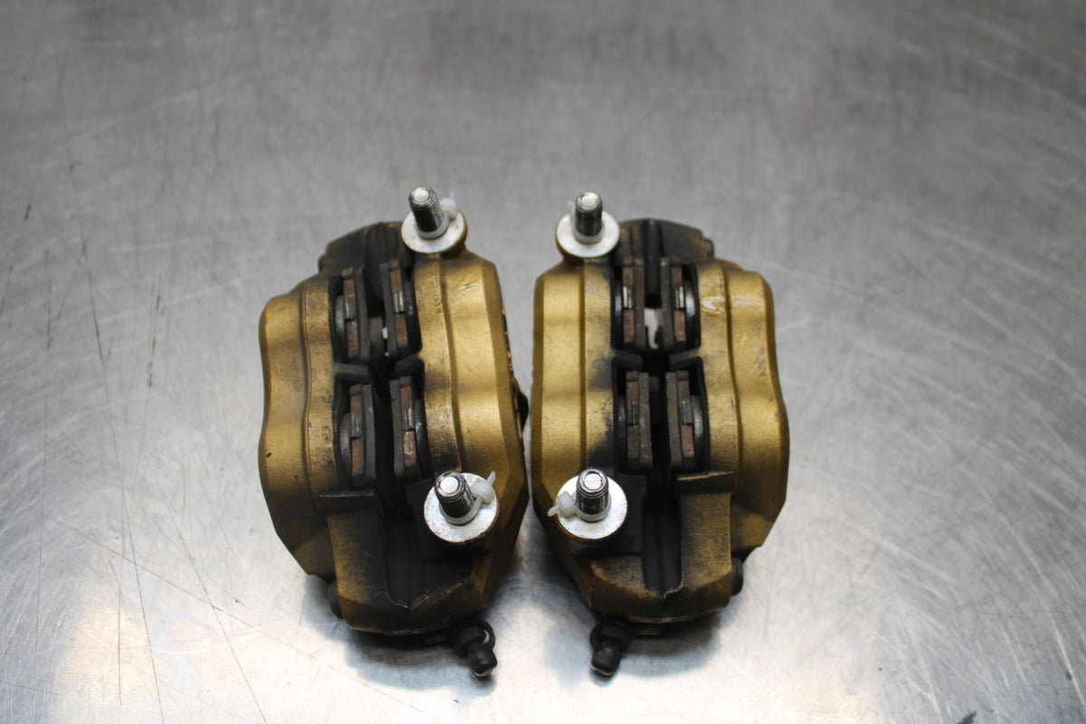 04-05 KAWASAKI NINJA ZX10R RIGHT LEFT FRONT BRAKE CALIPER SET  BB163