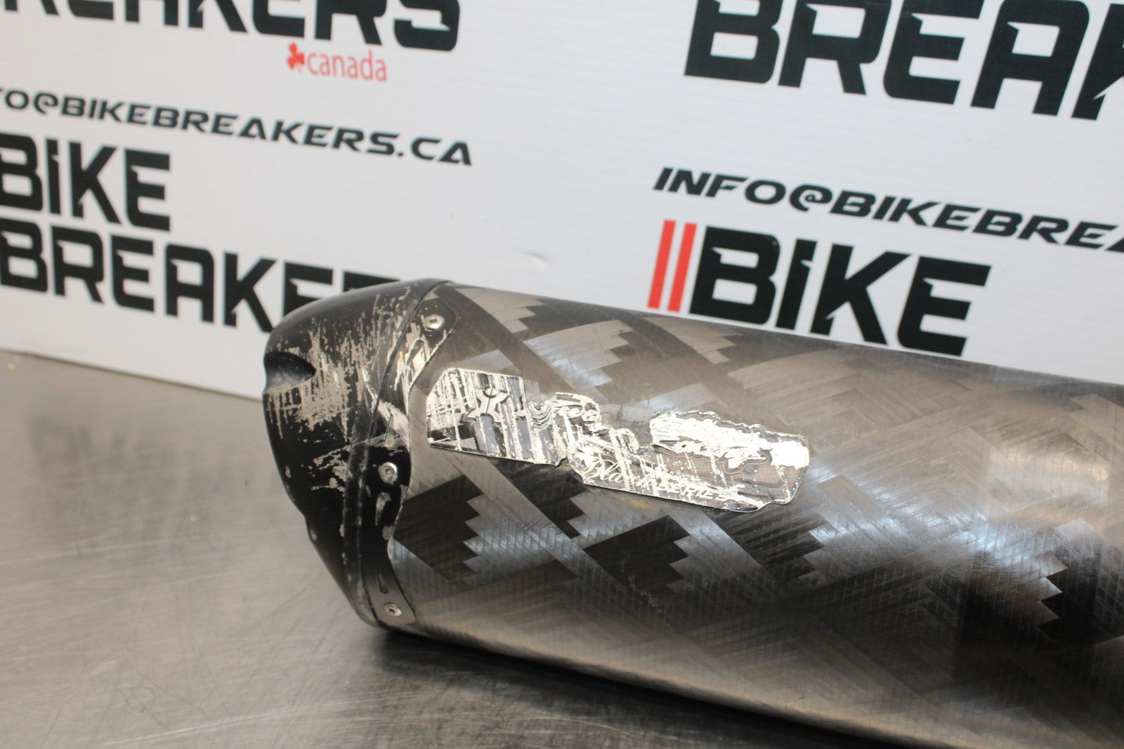 11-22 SUZUKI GSXR 600  TWO BROTHERS EXHAUST PIPE MUFFLER SLIP ON SILENCER BB193