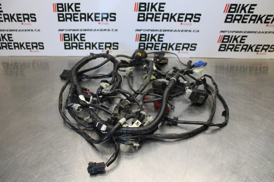 09 YAMAHA V STAR 950 MAIN ENGINE WIRING HARNESS MOTOR WIRE LOOM BB172