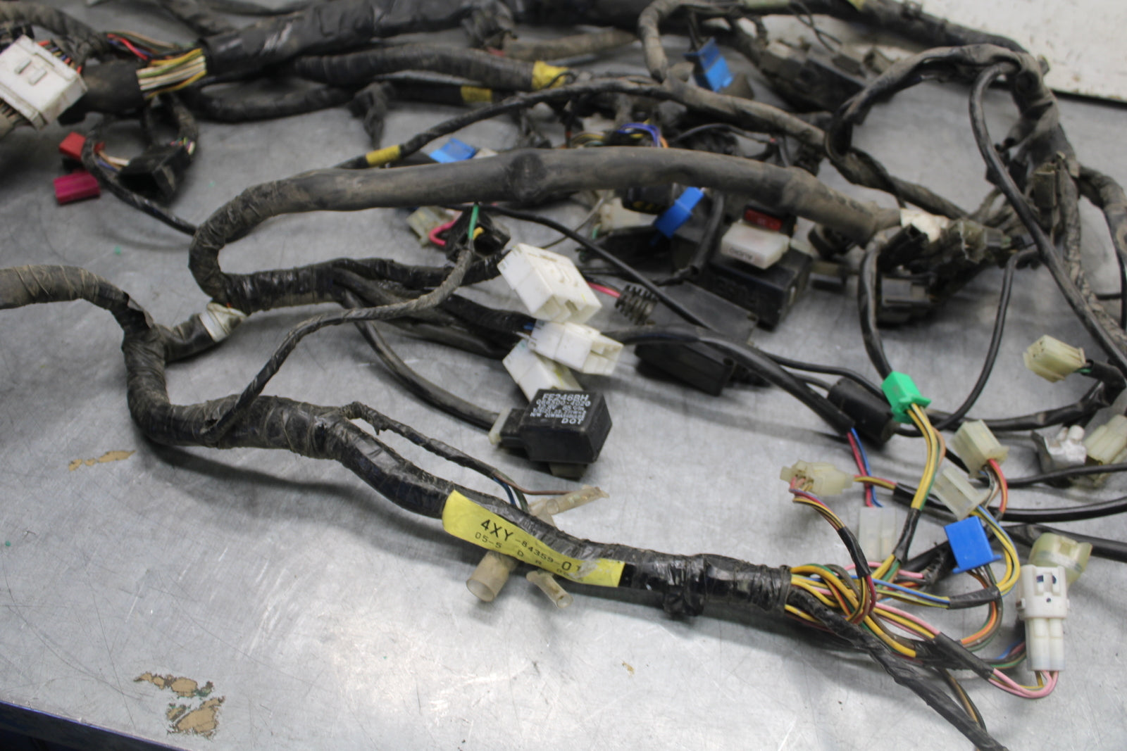 05-06 YAMAHA ROYAL STAR MAIN ENGINE WIRING HARNESS MOTOR WIRE LOOM BB697