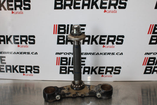 09-15 YAMAHA FZ6R FRONT FORKS CLAMP LOWER TRIPLE TREE STEM BB161