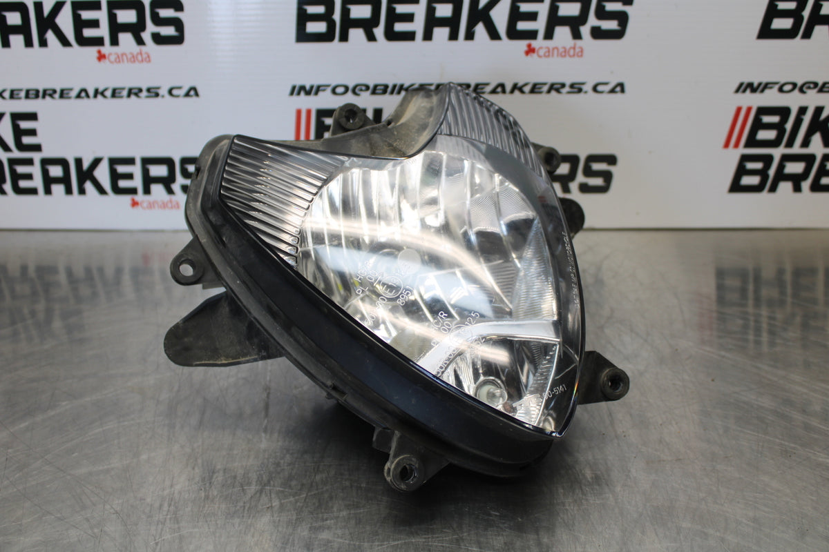 04-09 SUZUKI GS500F FRONT HEADLIGHT HEAD LIGHT LAMP BB165