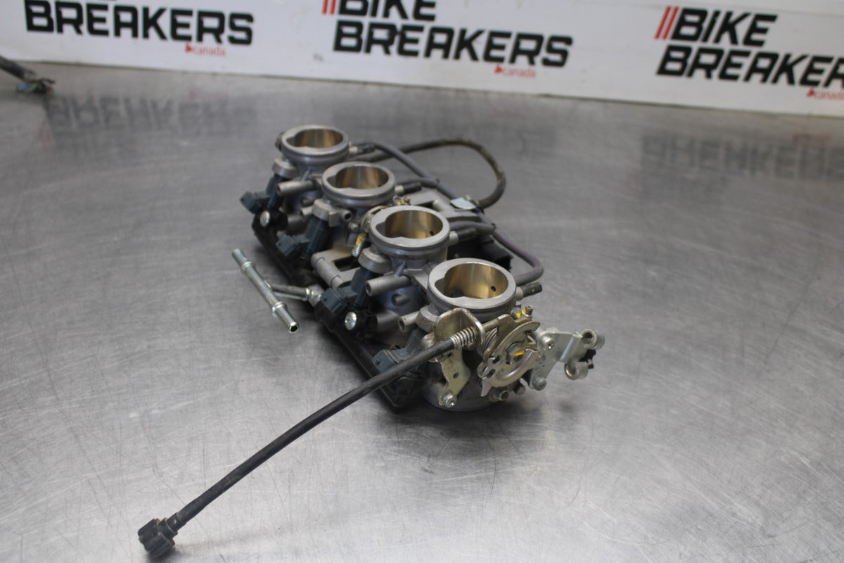 08 KAWASAKI ZX6R MAIN FUEL INJECTORS / THROTTLE BODIES BB896