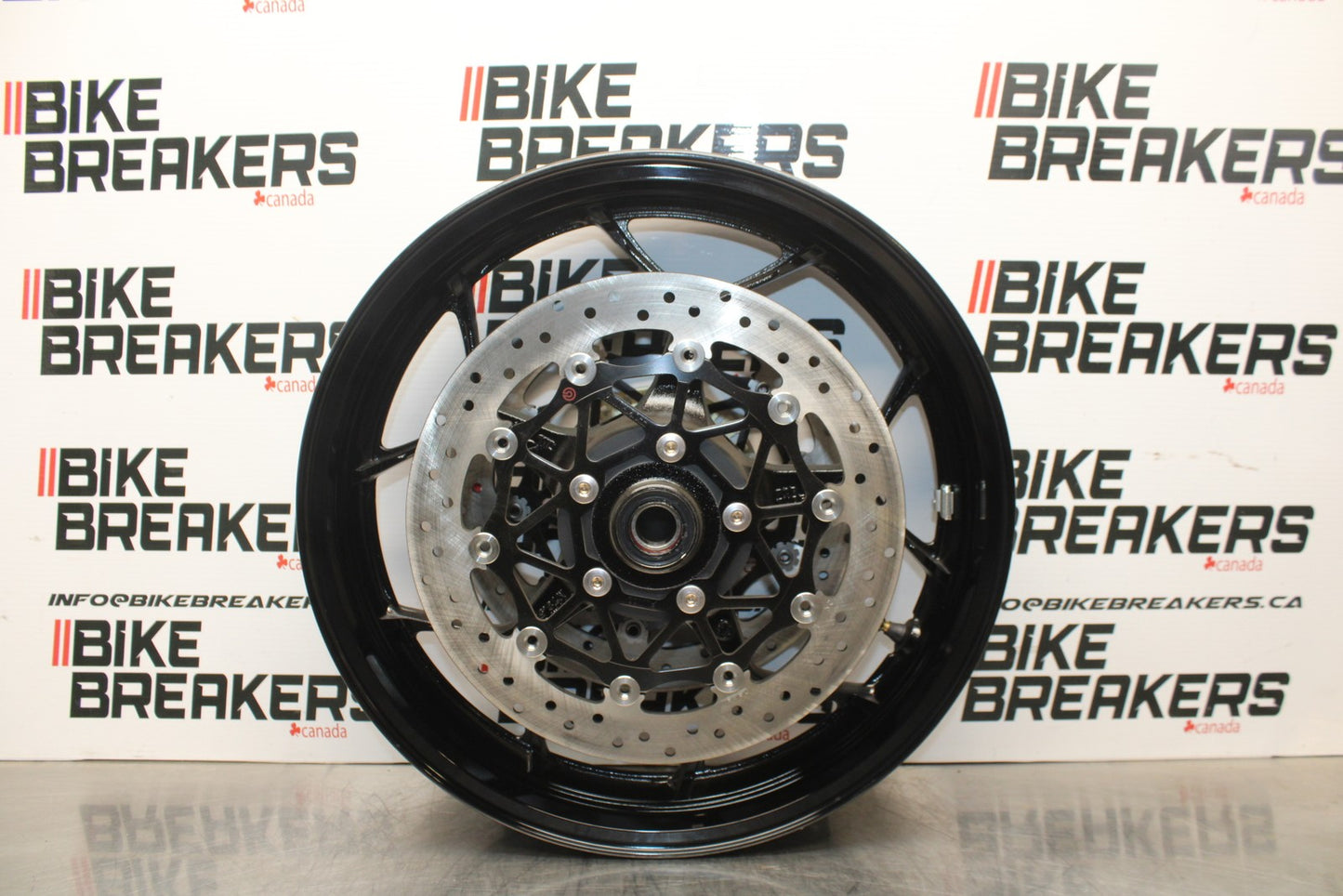 23-24 KAWASAKI NINJA ZX14R NEW TAKE OFF!! FRONT WHEEL FRONT RIM & ROTORS BB764