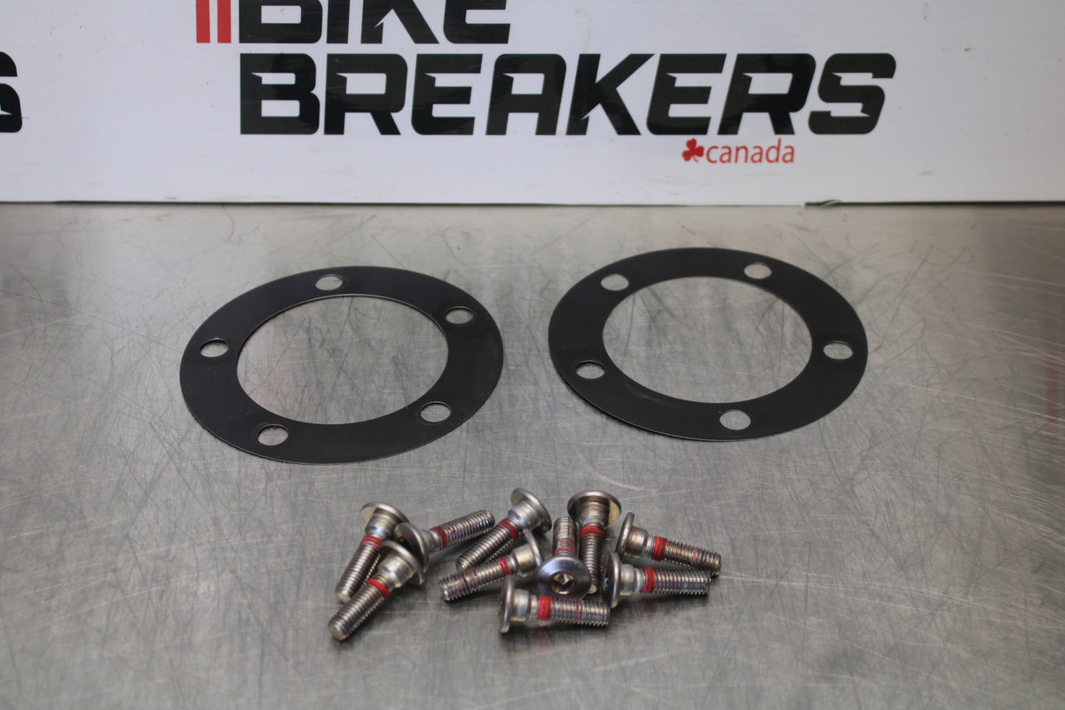 23-24 KAWASAKI NINJA ZX14R FRONT BRAKE ROTOR BOLTS DISC HARDWARE SCREW SET BB169