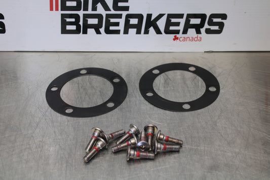 23-24 KAWASAKI NINJA ZX14R FRONT BRAKE ROTOR BOLTS DISC HARDWARE SCREW SET BB169