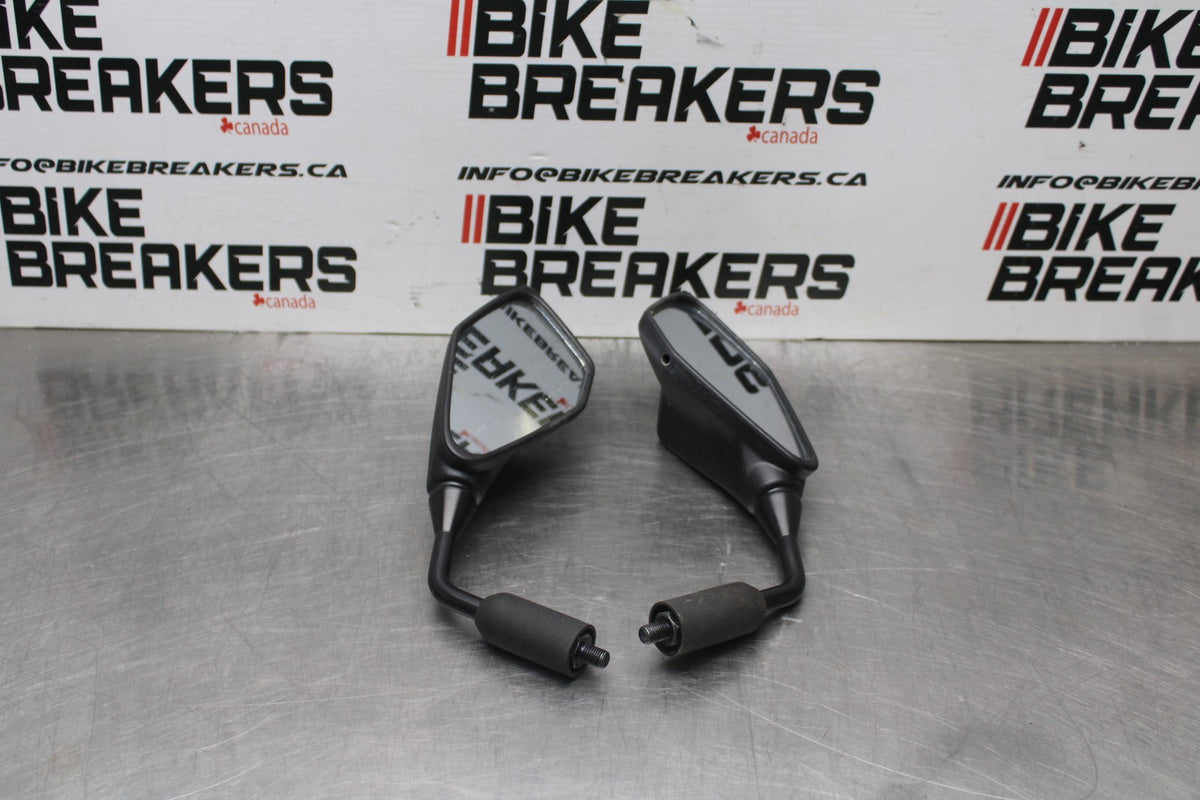 18-26 KAWASAKI Z400 REAR VIEW MIRROR SET PAIR MIRRORS BB852