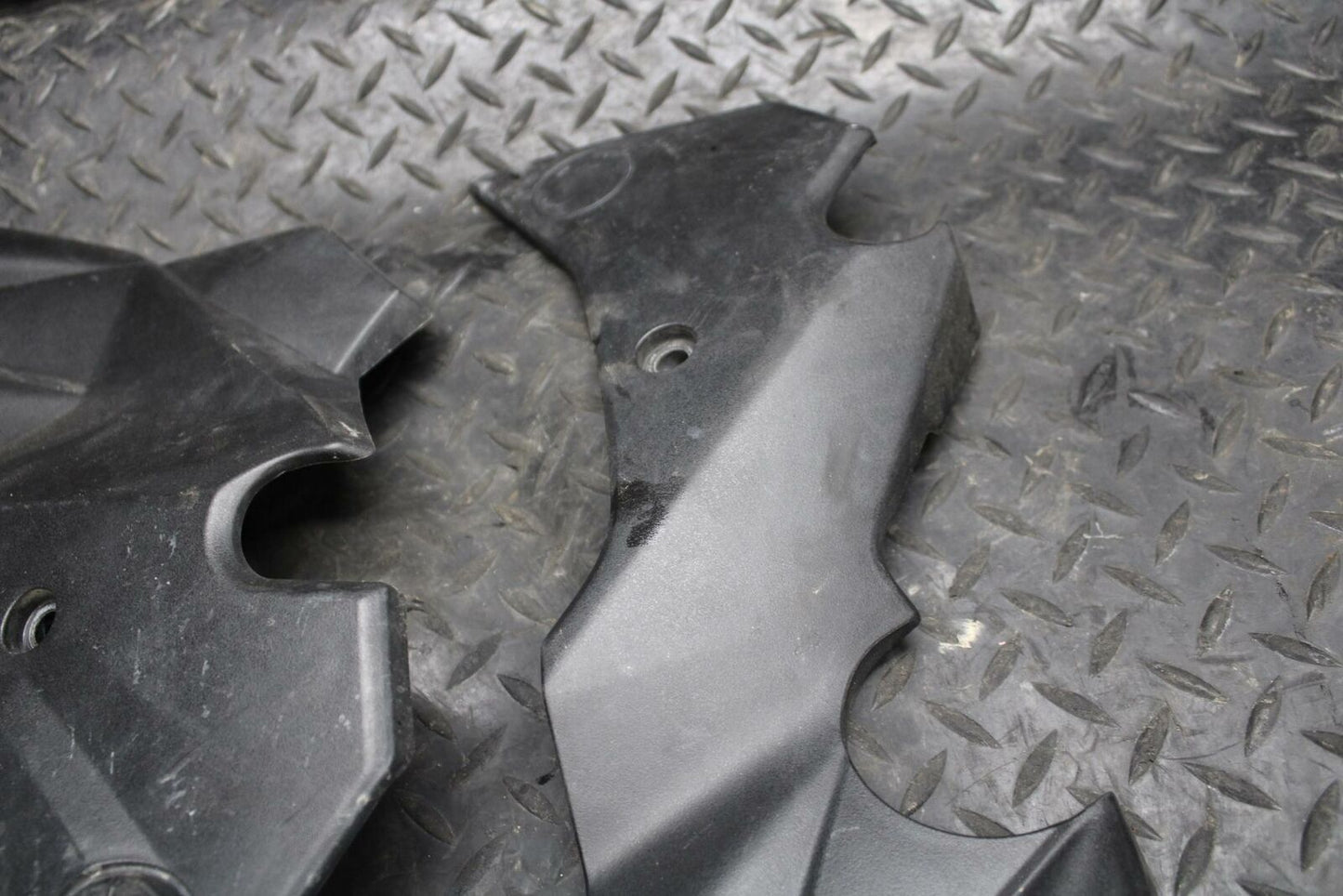 12-17 KAWASAKI NINJA 650 FRAME MID SIDE COVERS COWLS PANELS TRIM BB211