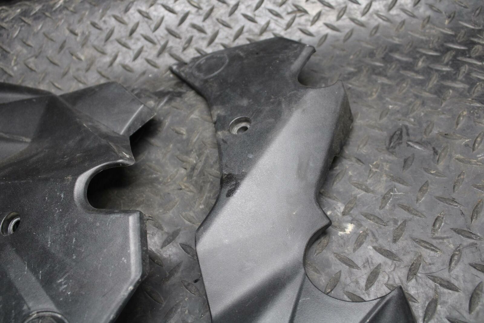 12-17 KAWASAKI NINJA 650 FRAME MID SIDE COVERS COWLS PANELS TRIM BB211