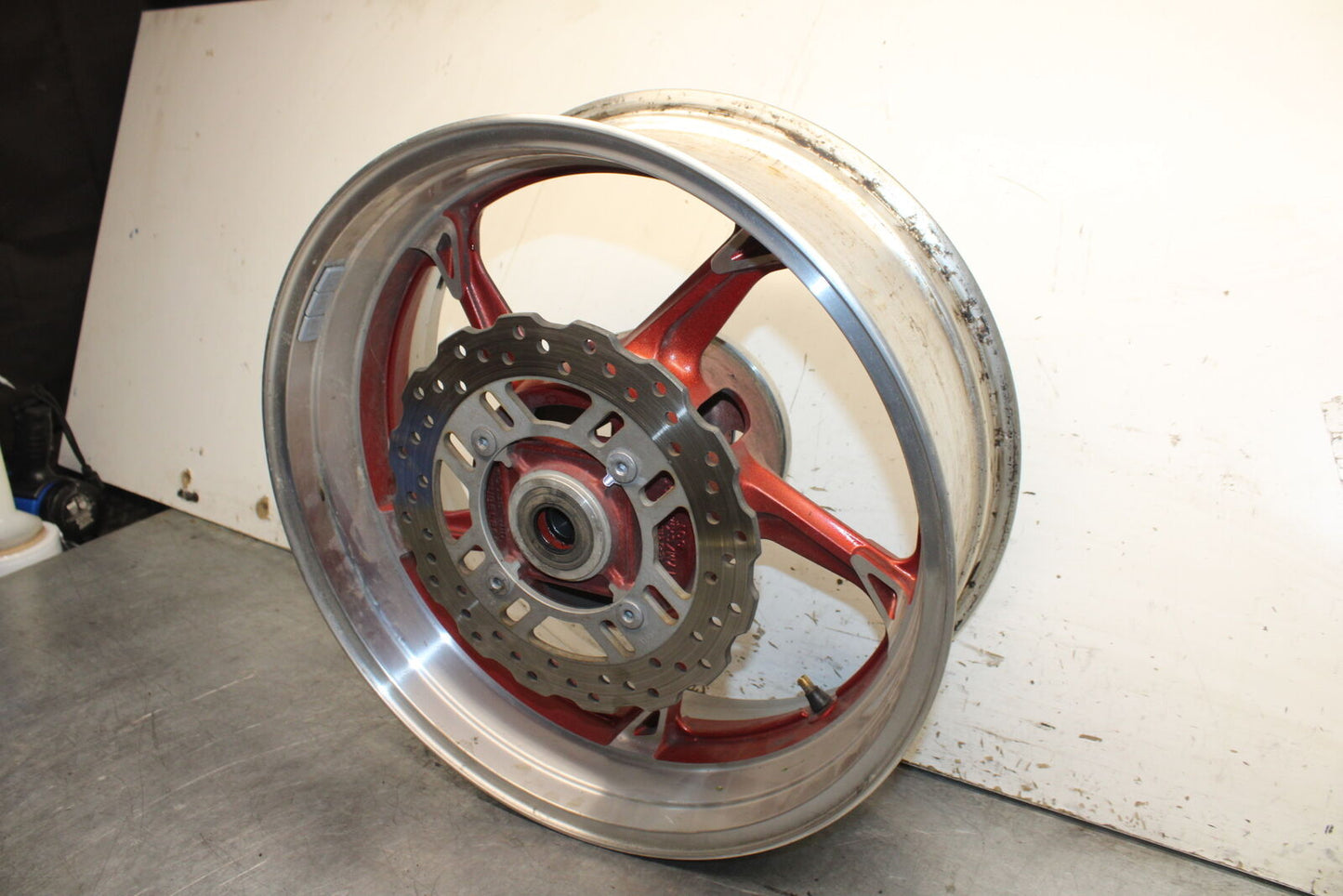 12-13 KAWASAKI Z1000 REAR WHEEL BACK RIM BB743