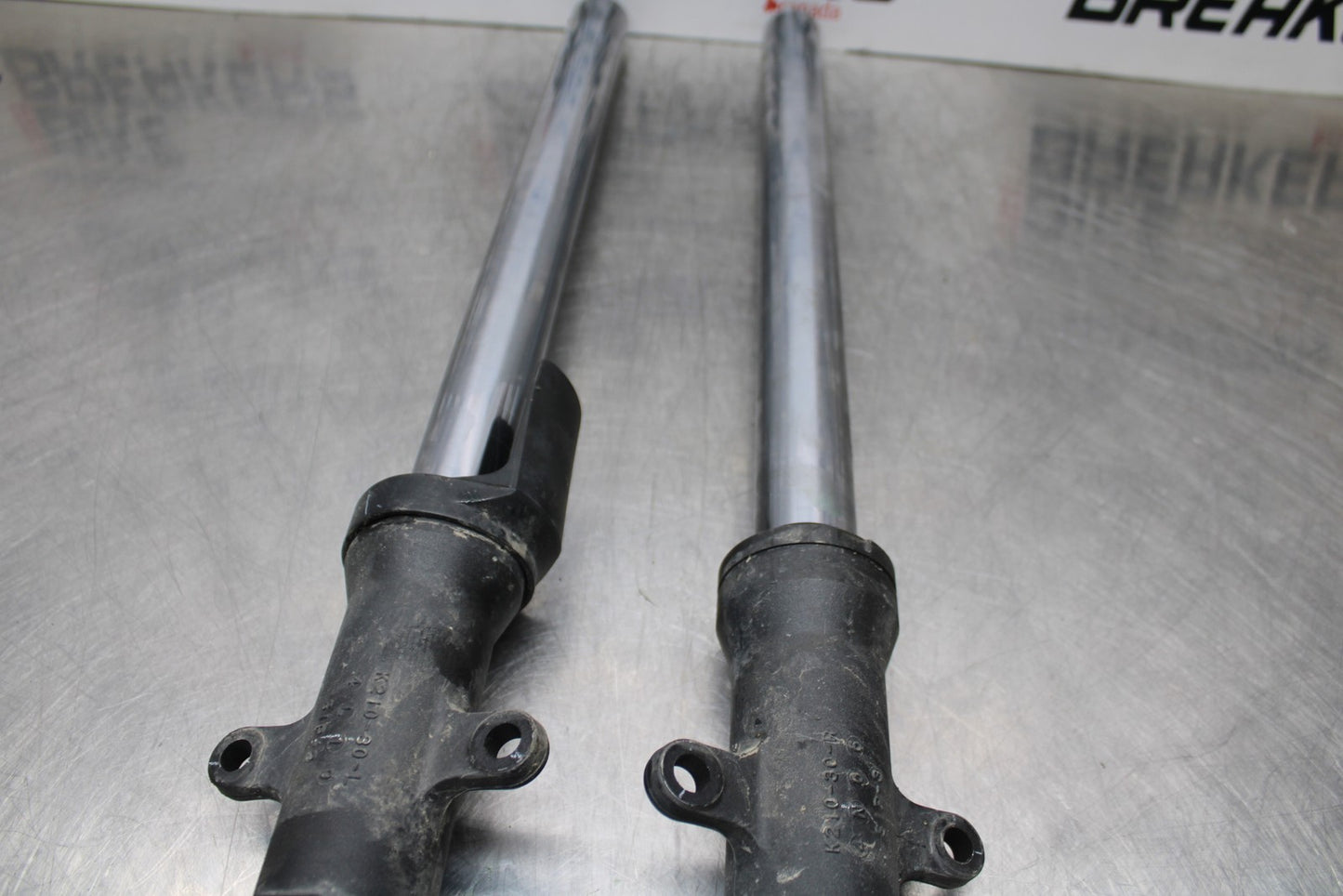 13-17 KAWASAKI NINJA 300 EX300 ABS FRONT FORKS SHOCK SUSPENSION SET PAIR BB187