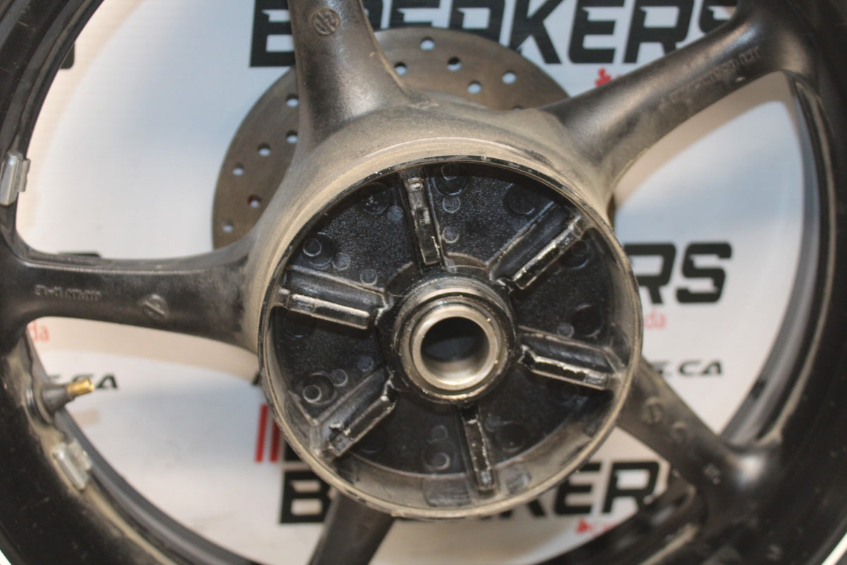 08-16 YAMAHA YZF R6 REAR WHEEL BACK RIM & ROTOR BB856