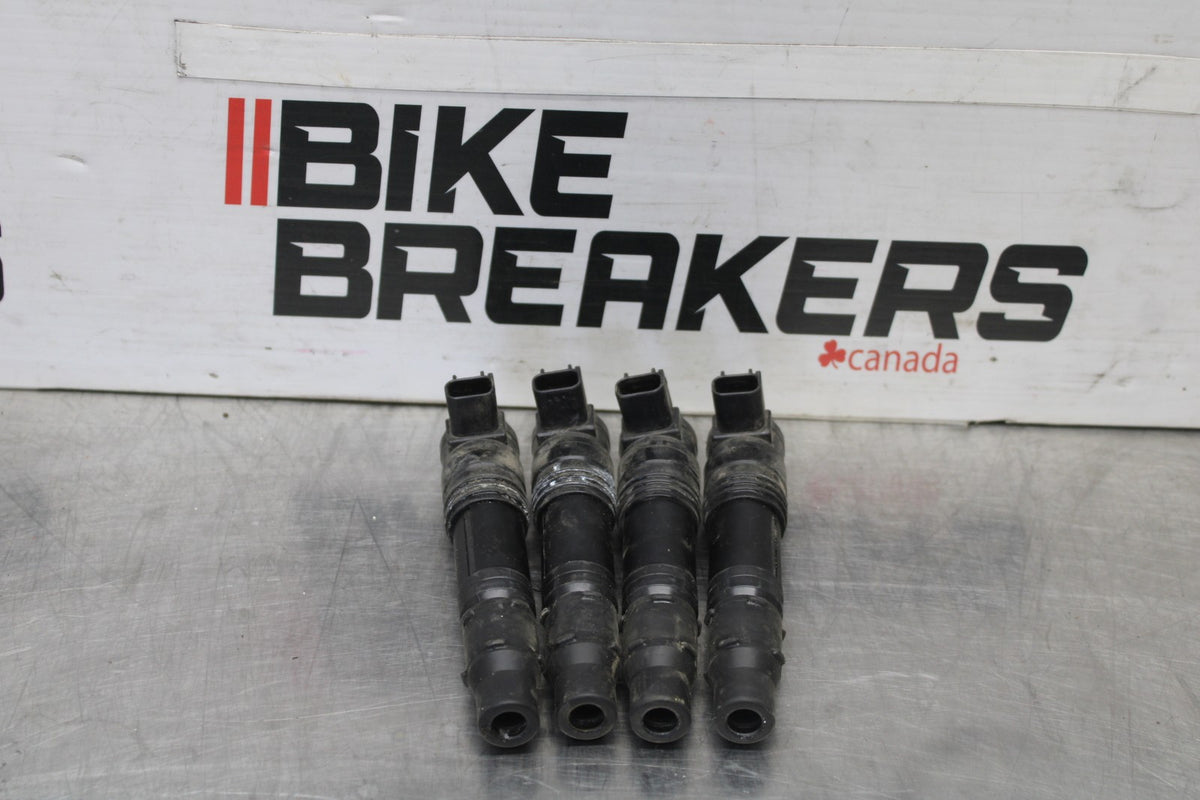 08-09 KAWASAKI NINJA ZX14R IGNITION COILS COIL SPARK PLUG CAPS BB932