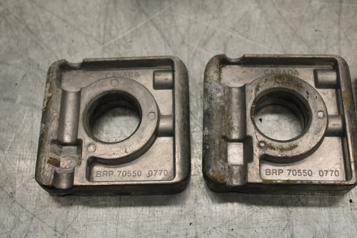 10-12 CAN AM SPYDER RT SWINGARM CHAIN TENSIONER ADJUSTMENT BRACKETS  BB415