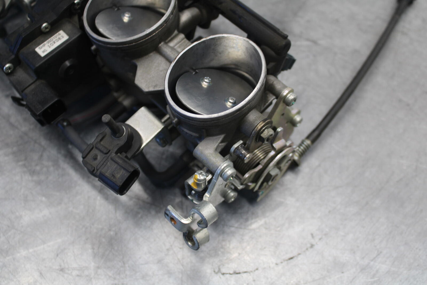 09-12 KAWASAKI NINJA ZX6R MAIN FUEL INJECTORS / THROTTLE BODIES 16163-0128 BB698