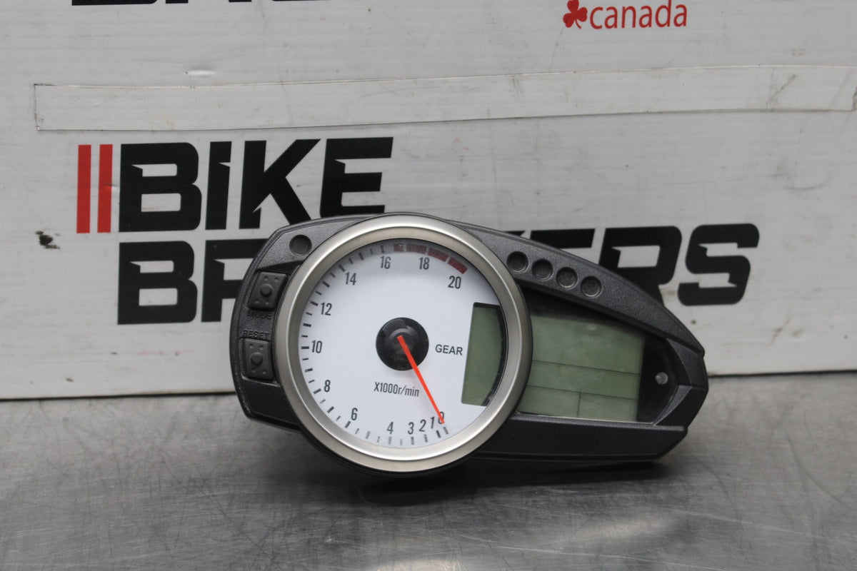 07-08 KAWASAKI NINJA ZX6R SPEEDO TACH GAUGES DISPLAY CLUSTER SPEEDOMETER BB937