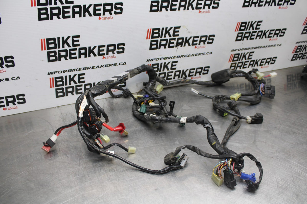 08-16 YAMAHA YZF R6 MAIN ENGINE WIRING HARNESS MOTOR WIRE LOOM BB856