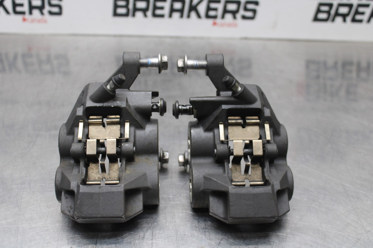 14-17 YAMAHA FZ07 RIGHT LEFT FRONT BRAKE CALIPER SET PAIR CALIPERS BB766