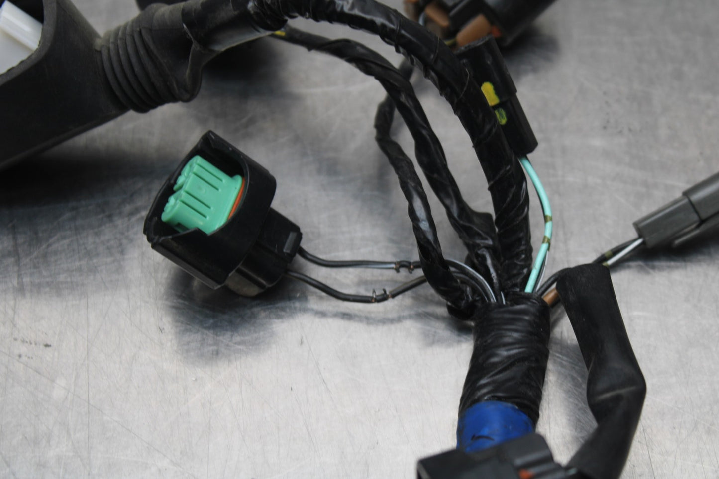 08-10 SUZUKI GSXR 600 HEADLIGHT SPEEDO GAUGES WIRING HARNESS WIRE LOOM BB202