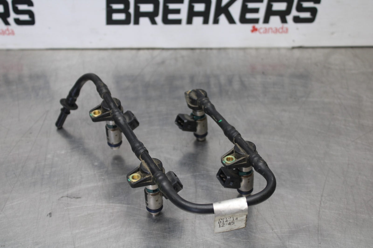 15 APRILIA RSV4 FACTORY APRC ABS SECONDARY FUEL INJECTORS GAS RAIL BB901