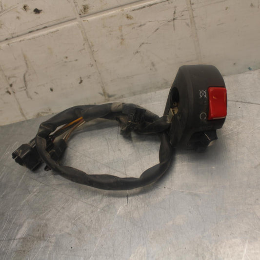 07-08 KAWASAKI NINJA ZX6R RIGHT CLIP ON HANDLE KILL OFF START SWITCH BB456