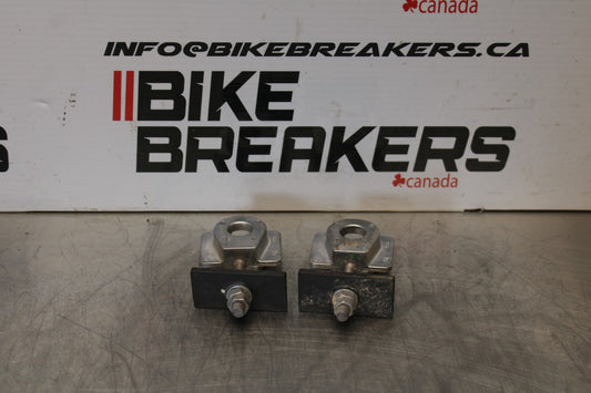 18-23 KAWASAKI NINJA 400 EX400 SWINGARM CHAIN TENSIONER ADJUSTMENT BB177