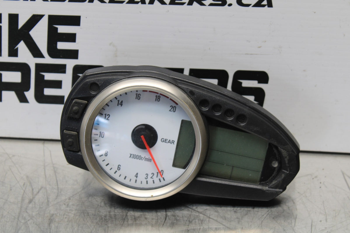 07-08 KAWASAKI NINJA ZX6R SPEEDO TACH GAUGES DISPLAY CLUSTER SPEEDOMETER BB175