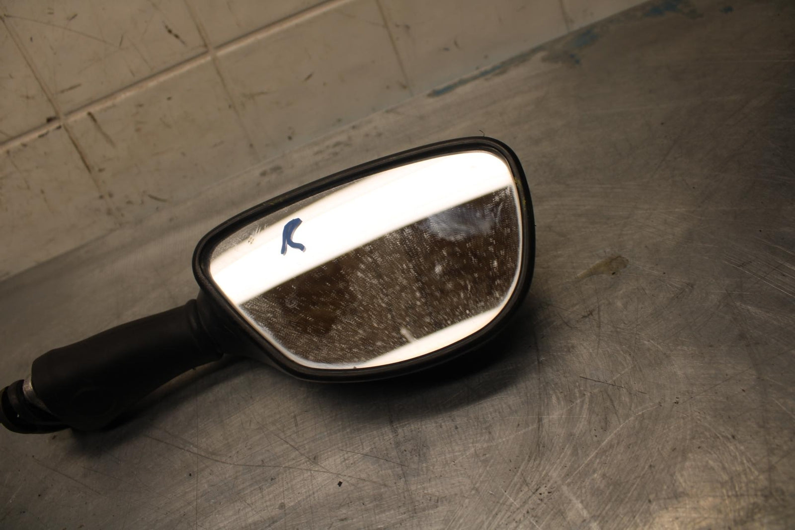 00-02 KAWASAKI NINJA ZX6R ZX600J RIGHT SIDE REAR VIEW MIRROR BB489